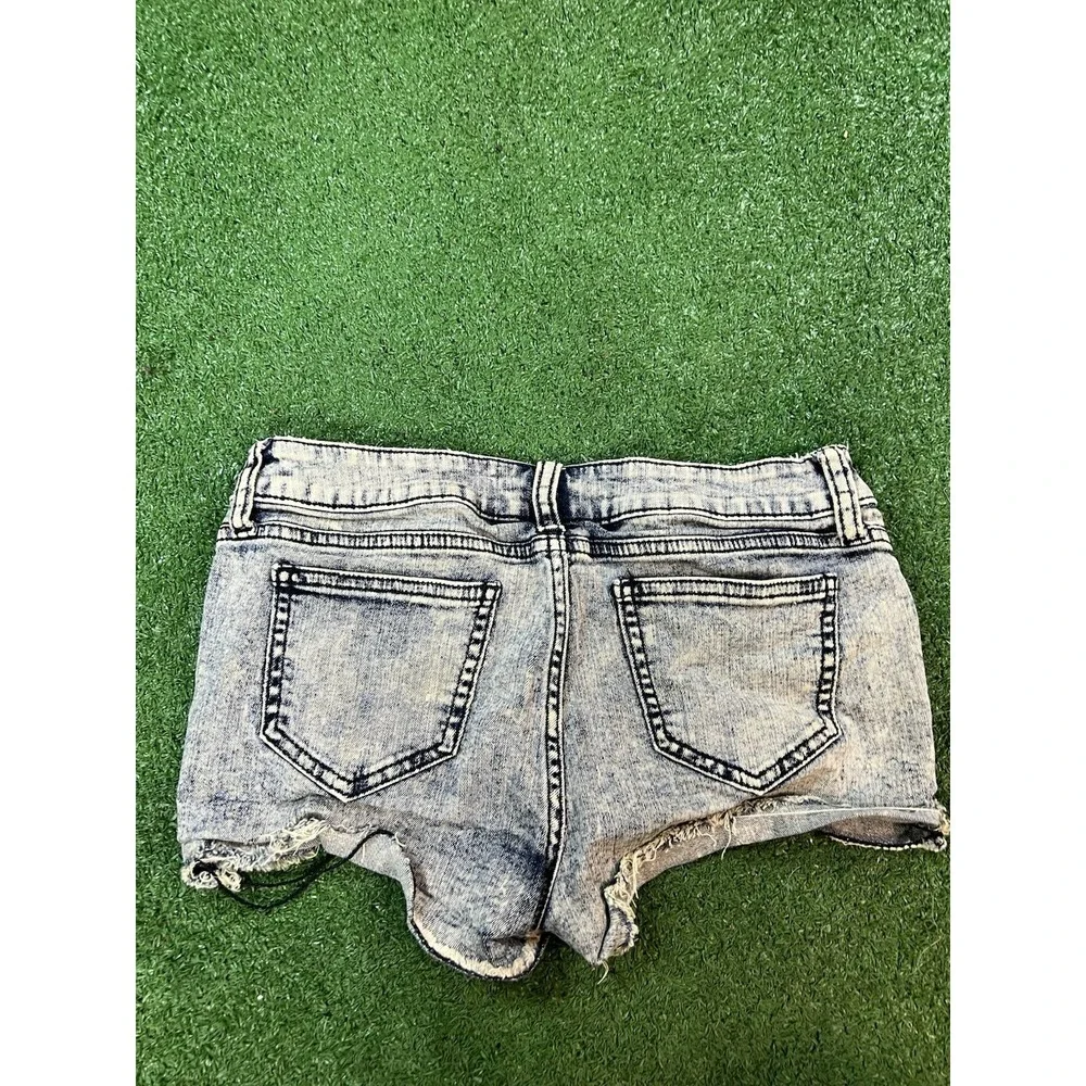 Degree Womens Size 3‎ Distressed Cut Off Denim Jean Shorts